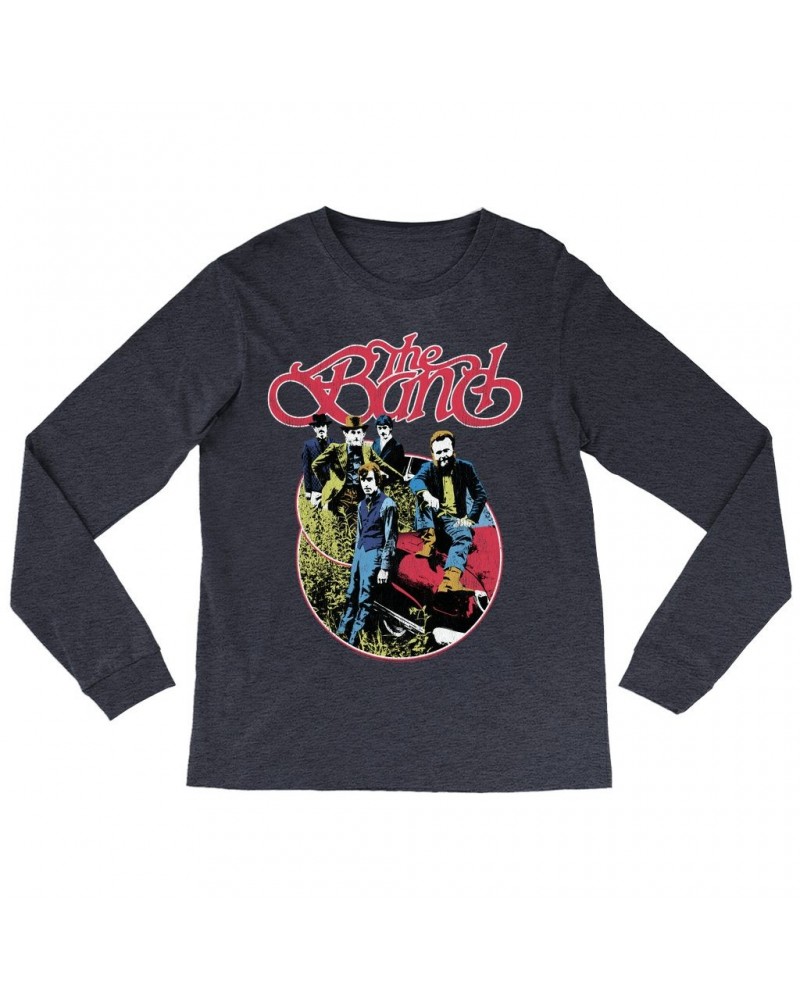 The Band Long Sleeve Shirt | Group Photo Car Design Distressed Shirt $14.08 Shirts