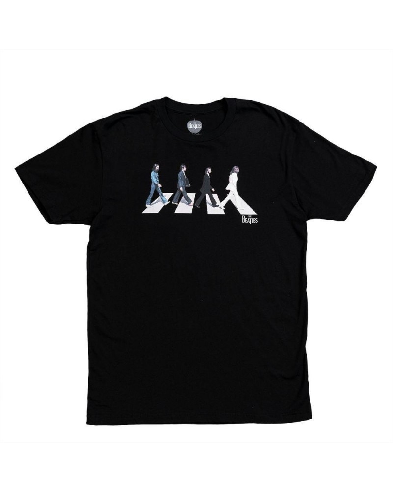 The Beatles Abbey Road Color Black Silhouette T-Shirt $14.10 Shirts