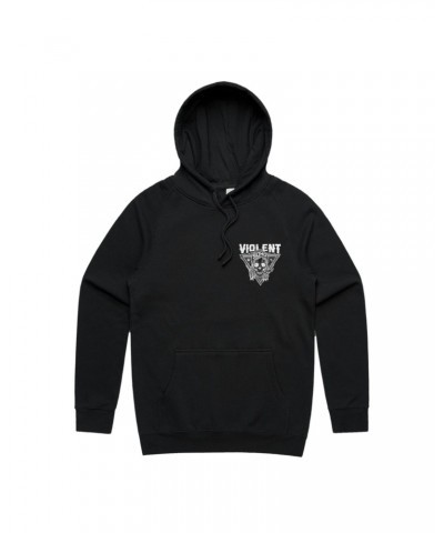 Violent Soho Blazin' Skull Hoodie (Black) $22.98 Sweatshirts