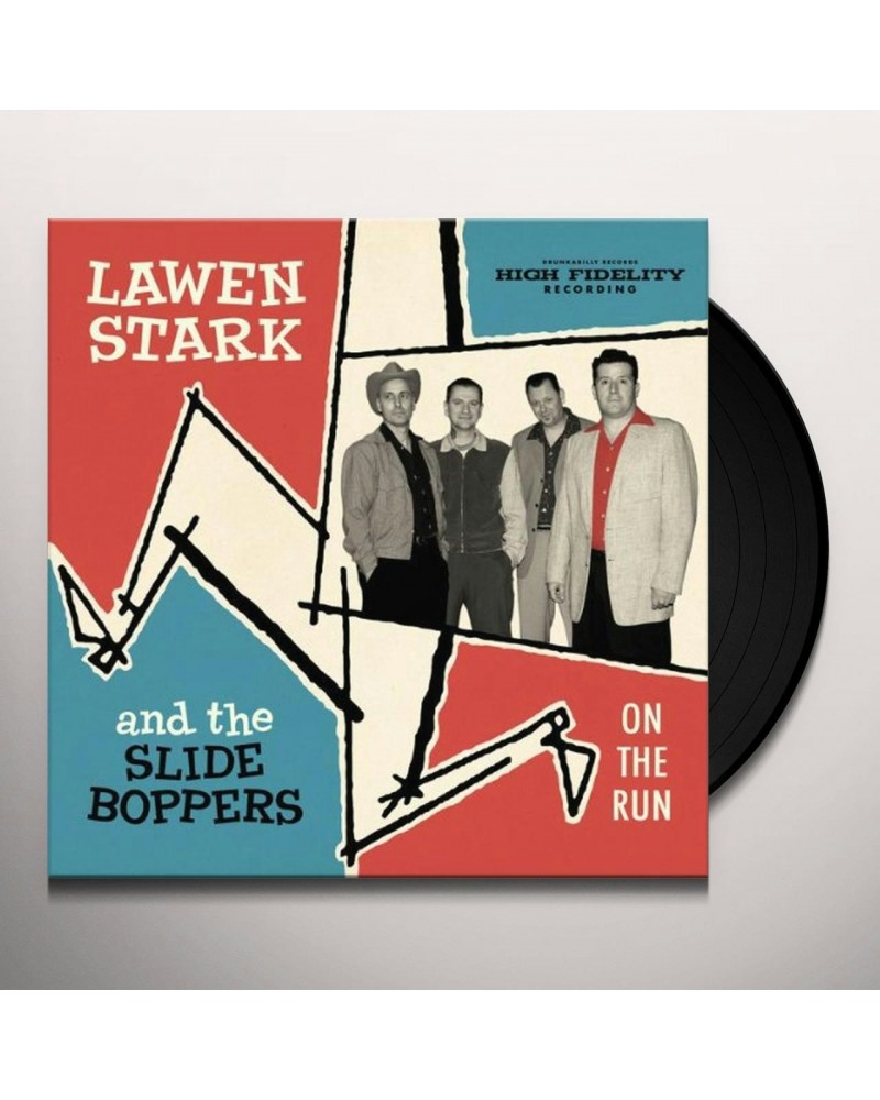 Lawen Stark And The Slide Boppers On the Run Vinyl Record $8.21 Vinyl