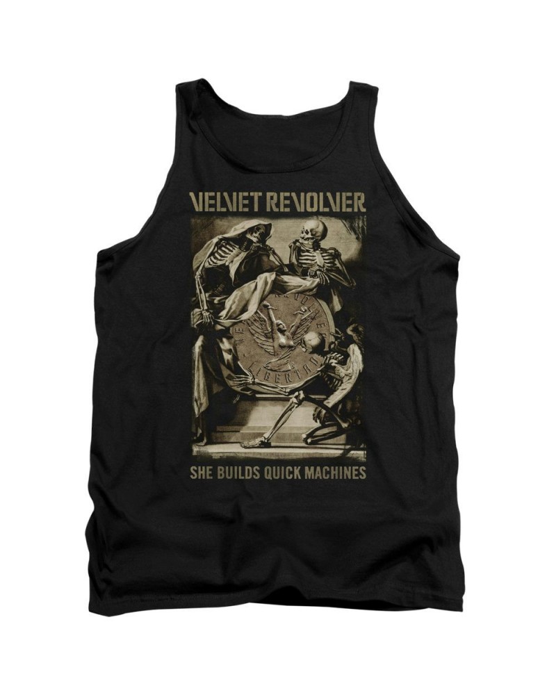 Velvet Revolver Tank Top | QUICK MACHINES Sleeveless Shirt $9.40 Shirts