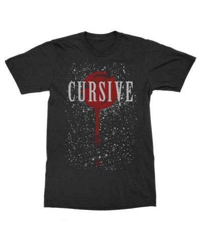 Cursive Drip T-Shirt $3.72 Shirts