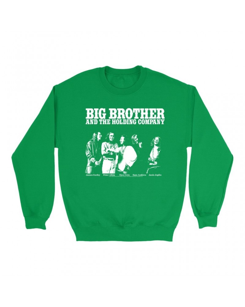 Bright Colored Sweatshirt | Featuring Janis Joplin Black and White Photo Big Brother and The Holding Co. Sweatshirt $15.73 Sw...