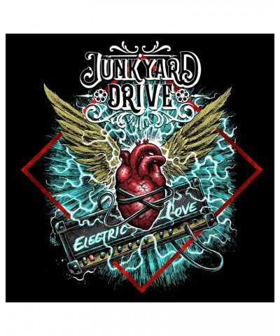 Junkyard Drive Electric Love (Marbled Red & Black) Vinyl Record $9.18 Vinyl