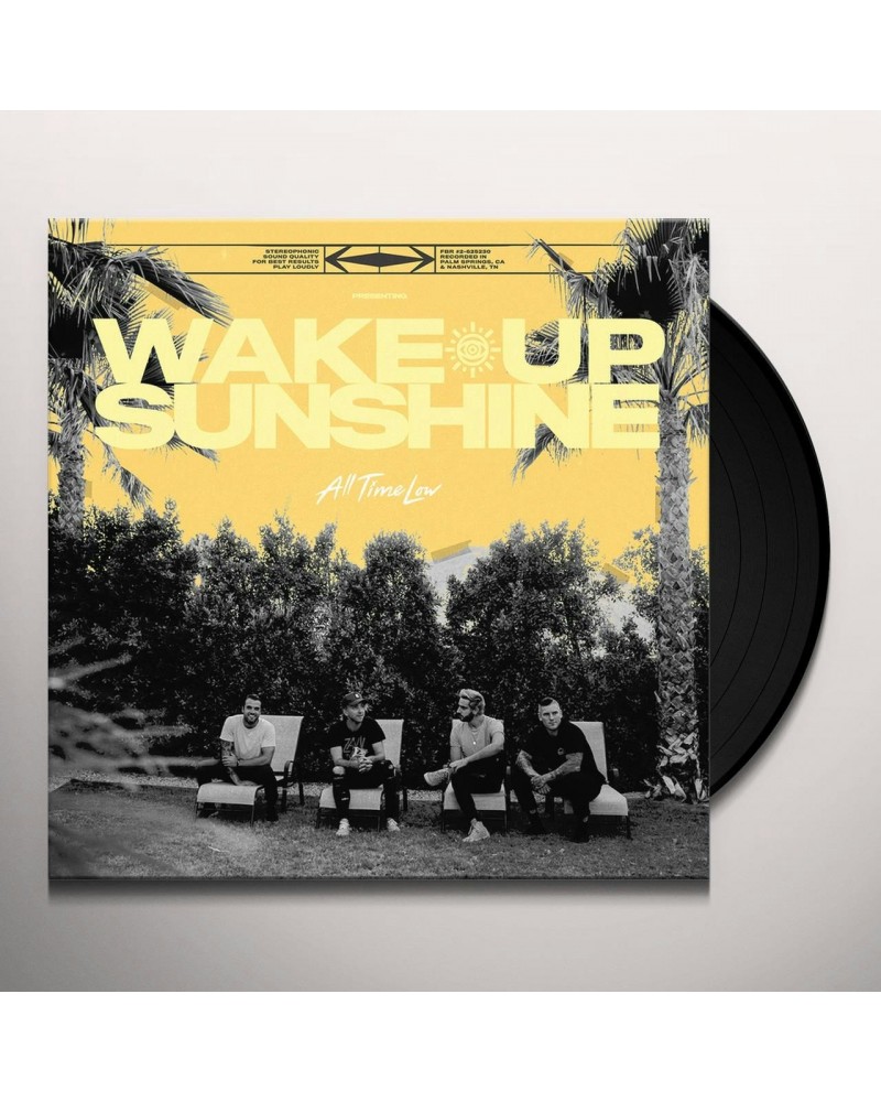 All Time Low Wake Up Sunshine Vinyl Record $8.17 Vinyl