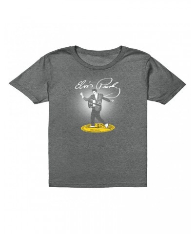 Elvis Presley Kids T-Shirt | Signature Stepping On Hits Kids T-Shirt $8.48 Kids