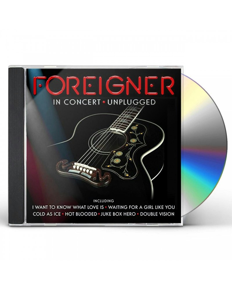 Foreigner IN CONCERT: UNPLUGGED CD $5.35 CD