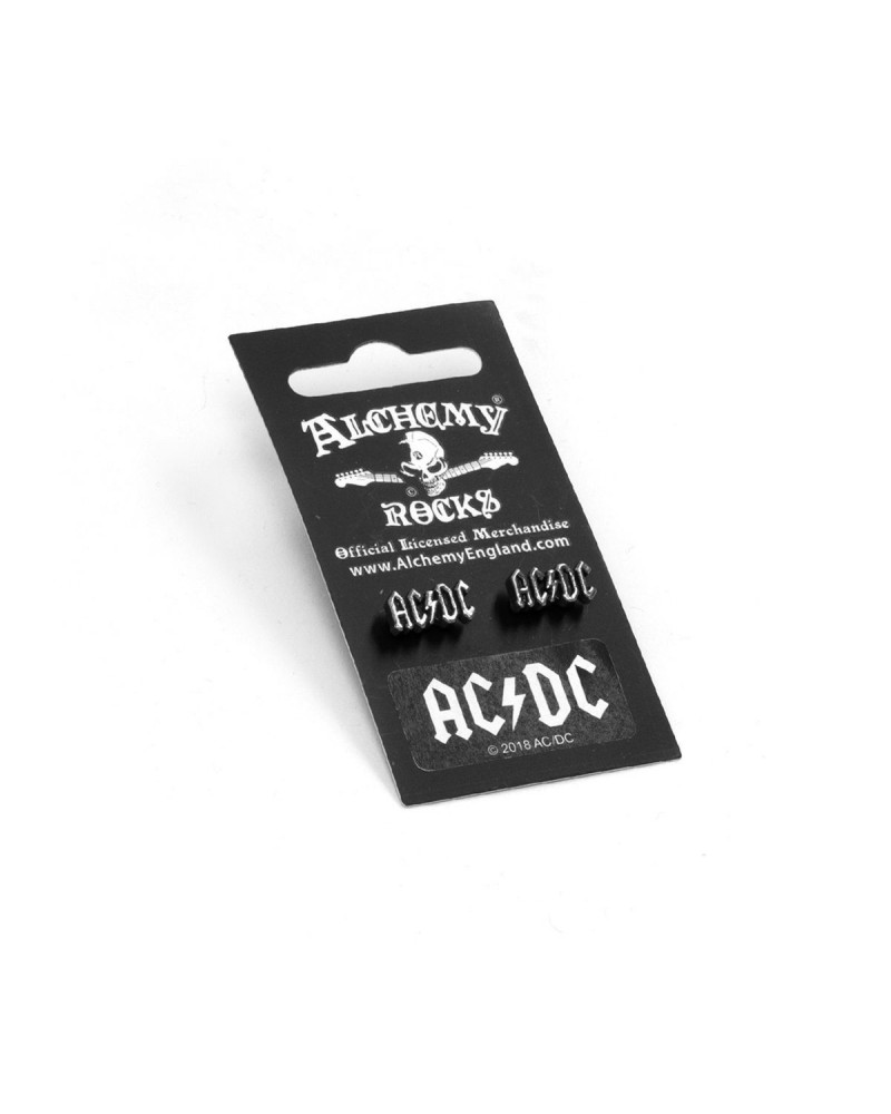 AC/DC Silver Logo/Lightning Bolt Earrings $8.20 Accessories