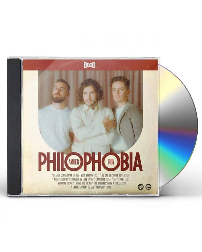 Amber Run PHILOPHOBIA CD $5.80 CD