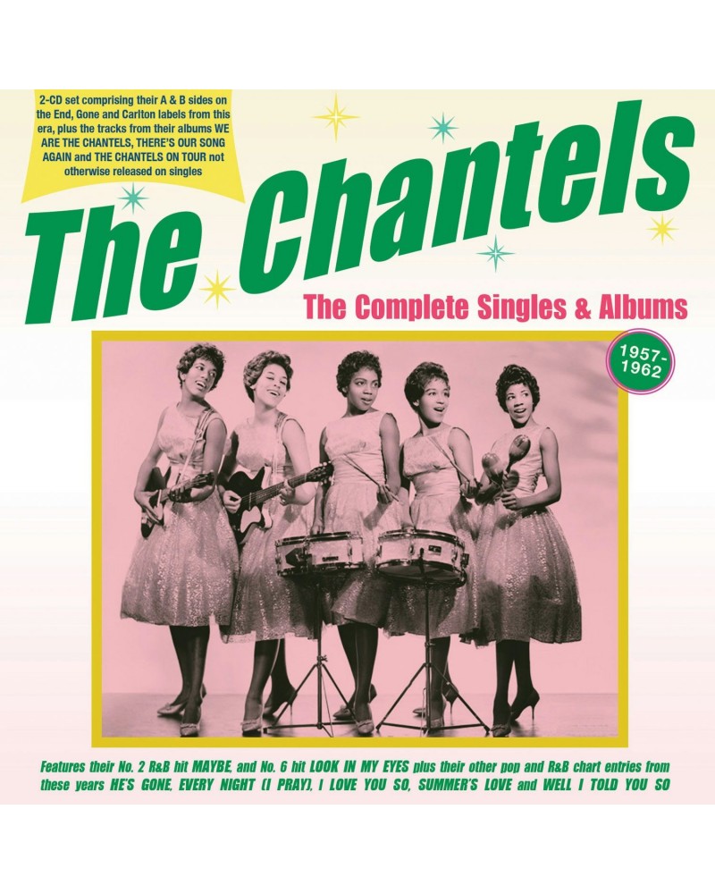 The Chantels The Complete Singles & Al CD $6.72 CD