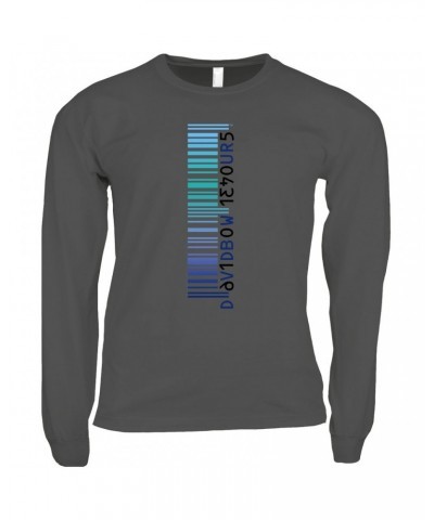 David Bowie Long Sleeve Shirt | Hours Album Barcode Shirt $13.78 Shirts