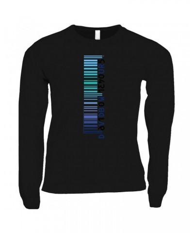 David Bowie Long Sleeve Shirt | Hours Album Barcode Shirt $13.78 Shirts