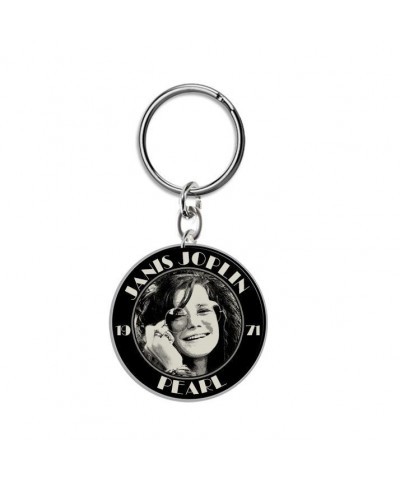 Janis Joplin Pearl Enamel Keychain $5.07 Accessories