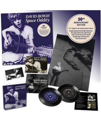 David Bowie Space Oddity (50th Anniversary Edition / 7" / Box Set) Vinyl Record $13.45 Vinyl